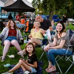 River Market guests in chairs