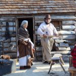 Macktown people in period costume