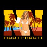 Nauti Nauti band logo on black
