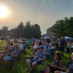River Market 070826 sunset crowd