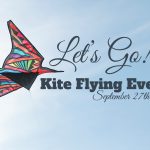 Kite in the sky with Let's Go Kite Flying Event September 27th